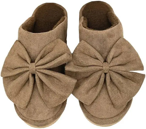 C.C Brown Bow Slippers
