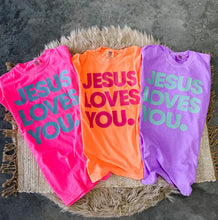 Load image into Gallery viewer, Adult Jesus Loves You Tee - Made to order