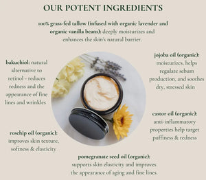Rejuvenate — Facial Tallow Butter with Bakuchiol