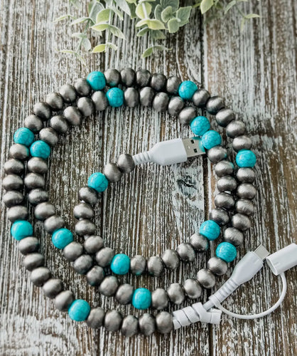 2-in-1 Beaded Phone Chargers - PREORDER