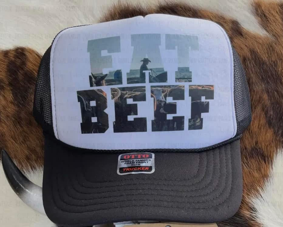 Eat Beef Trucker Hat