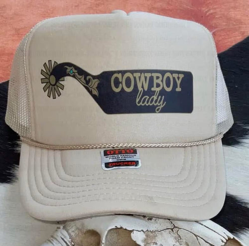 Cowboy Lady Trucker Hat