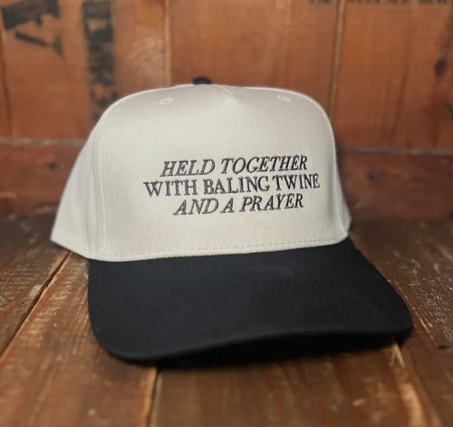 Held Together With Baling Twine and A Prayer Trucker