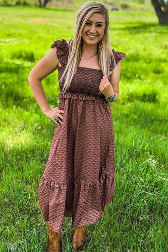 Brown Close To Me Dress - PREORDER