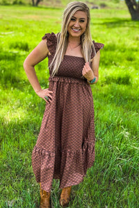 Brown Close To Me Dress - PREORDER