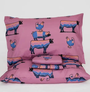Retro Farm Animal Bedding
