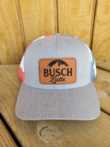 Busch Latte on American Hat