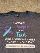 Load image into Gallery viewer, Suicide awareness Tshirt